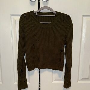 Olive Green Women's Sweater